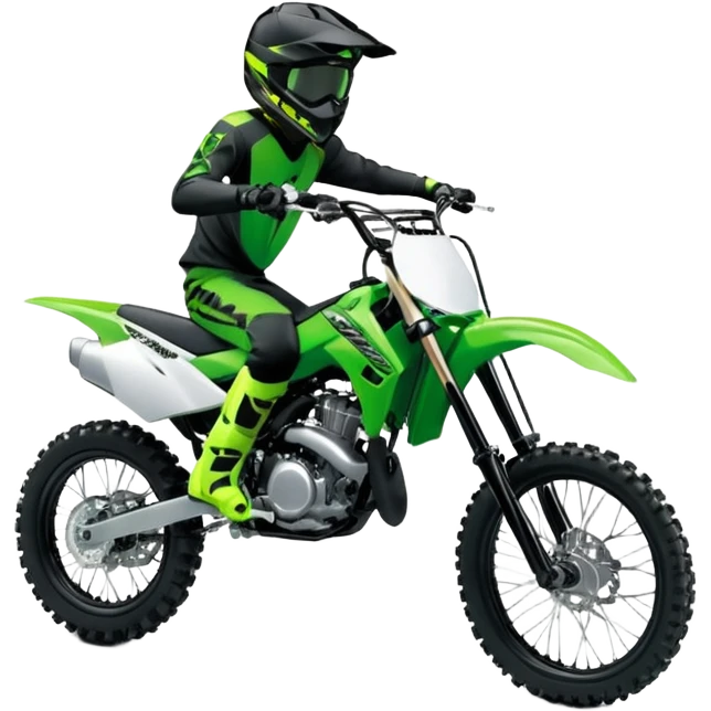 2025 Kawasaki kx112 dirtbike emoji
