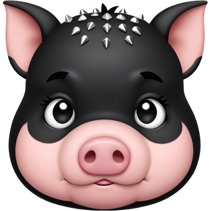 Emo pig emoji