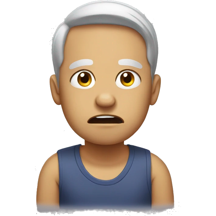 STRESSED OUT EMOJI emoji