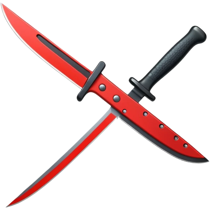 ninja knife black emoji