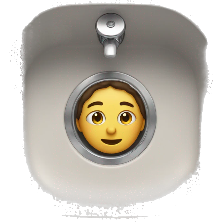 something going down the drain emoji