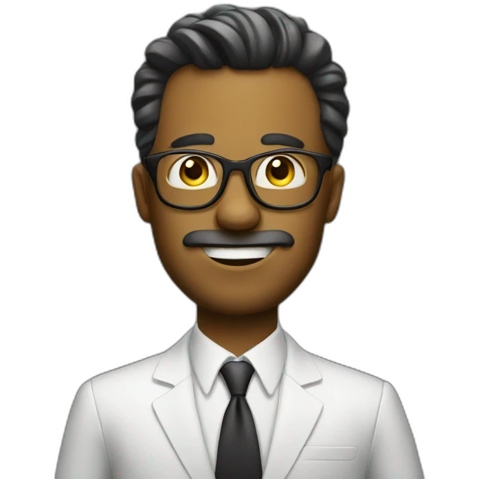 Crazy business man emoji