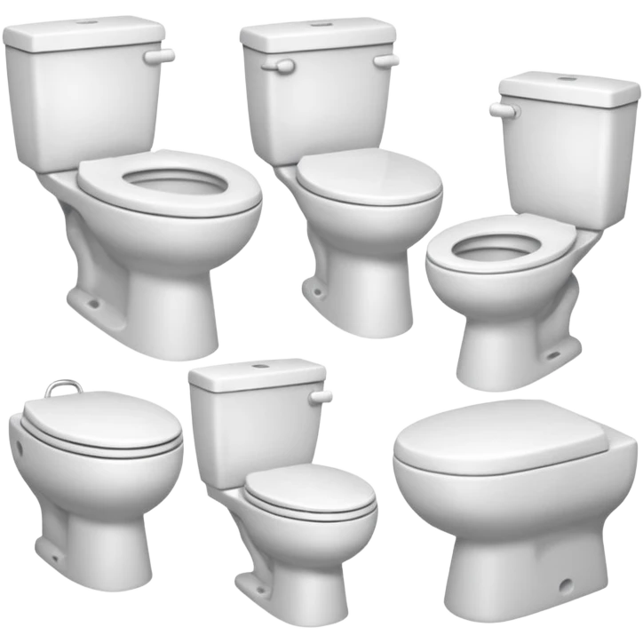 toilet items emoji