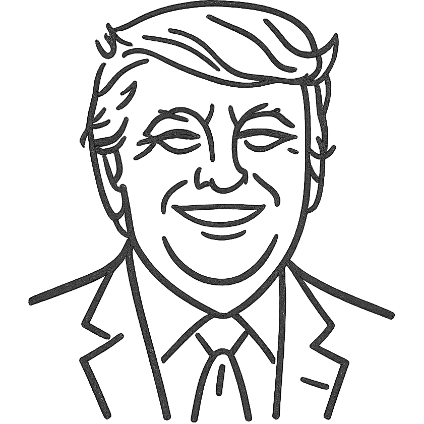 Trump smiles emoji