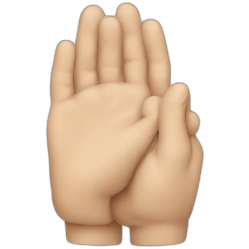Human folded hands emoji