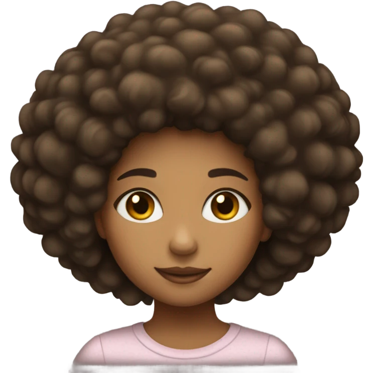 Afro girl  emoji