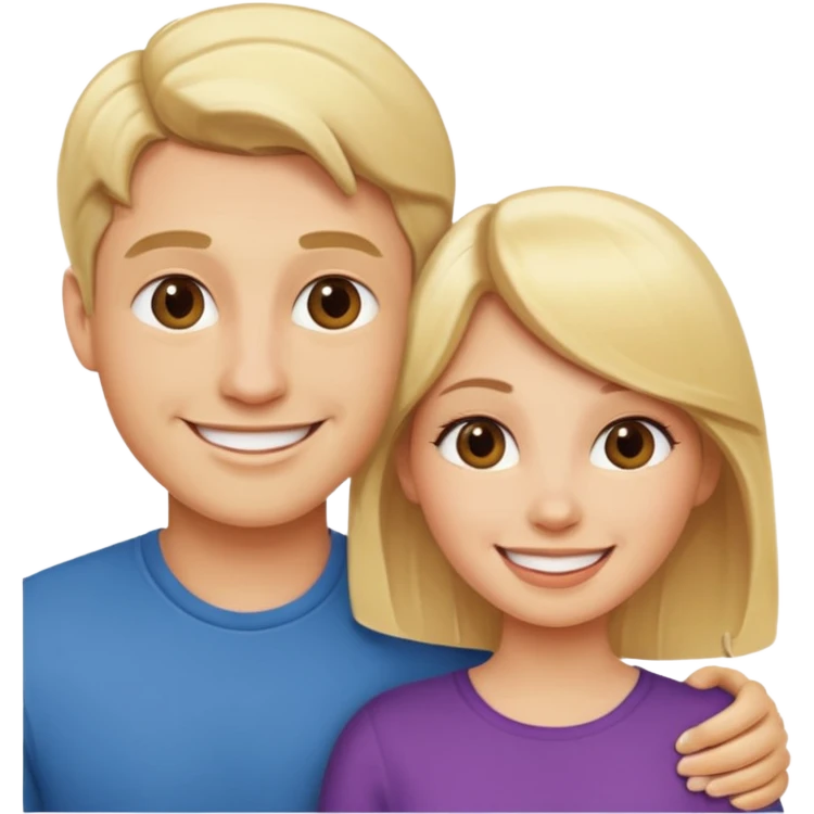 phone wallpaper with blonde couple as wallpaper emoji