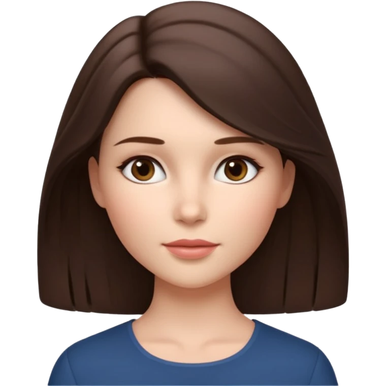 Cinematic Realistic Woman Work, depicted with lifelike skin texture, subtle rosy undertones, and soft natural lighting that enhances the gentle contours of her face. Her intricately detailed brunette hair is elegantly styled , emoji