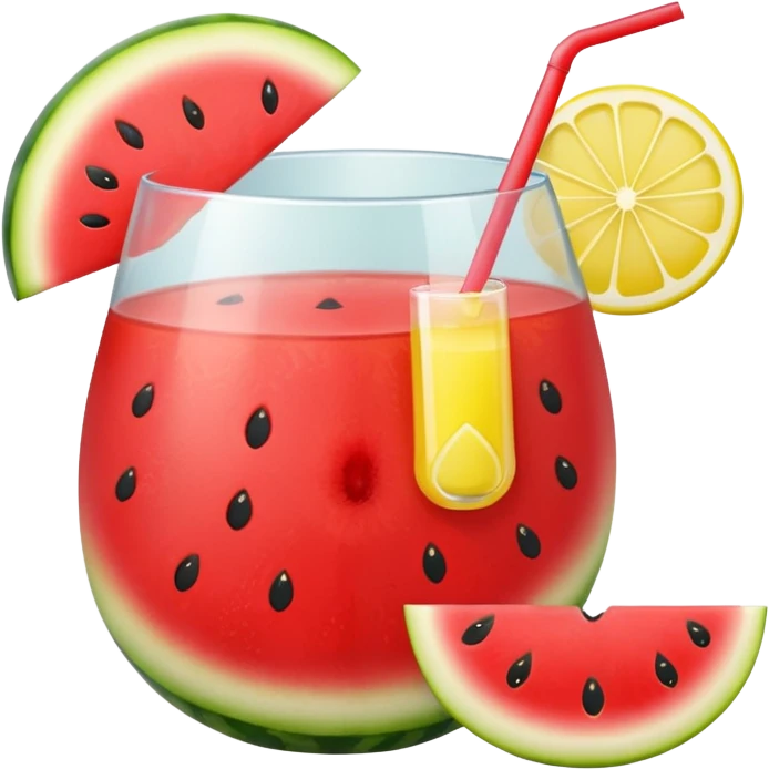 Summer watermelon and lemonade  emoji
