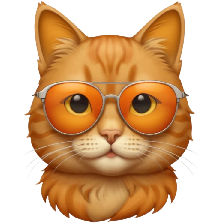 Cat wearing sunglasses emoji