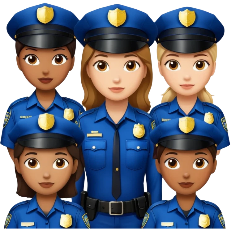 Girls police  emoji