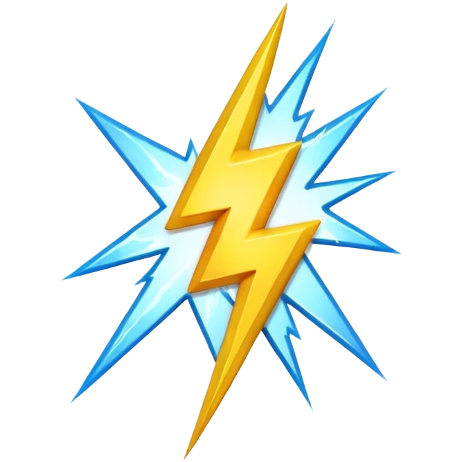 lightning emoji