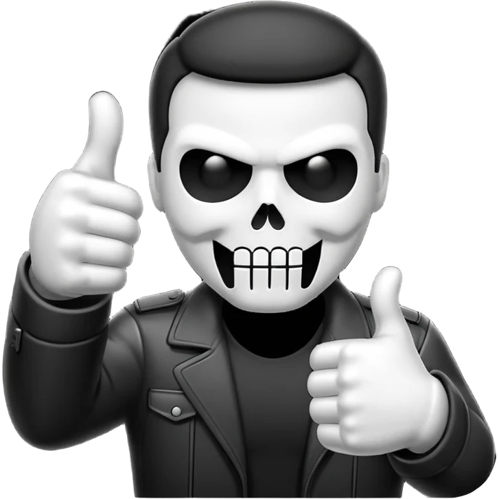 Emogi punisher giving thumbs up emoji