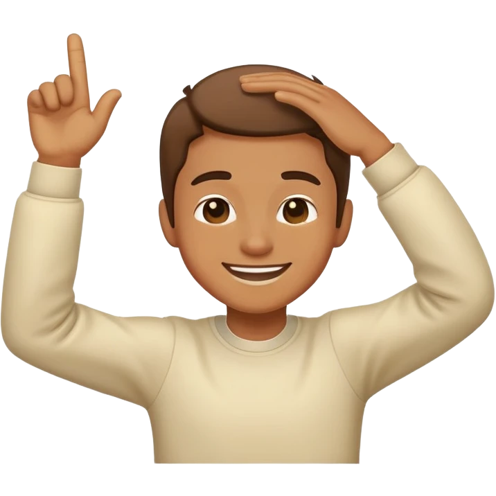 person dabbing emoji