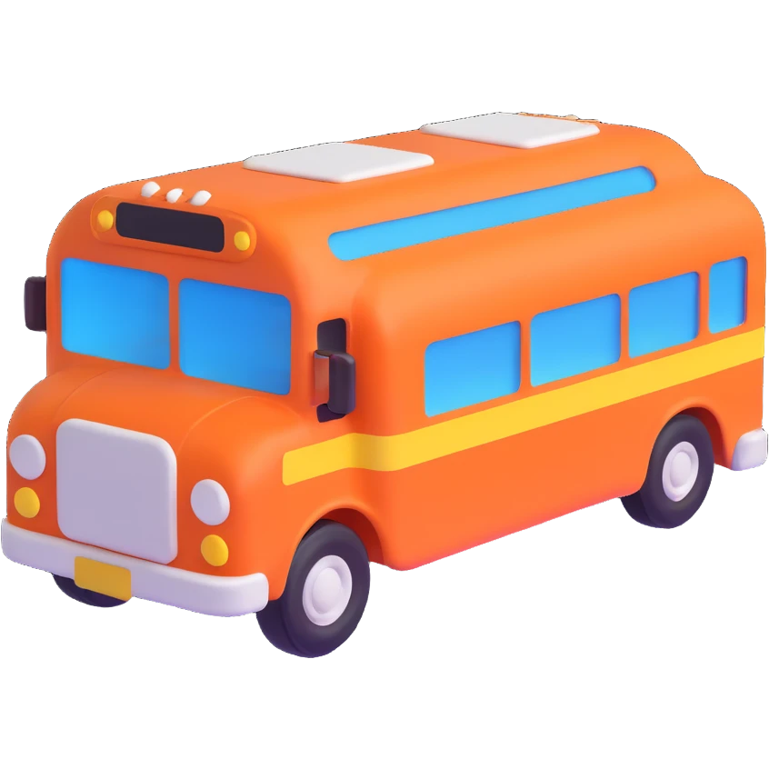 floating bus emoji