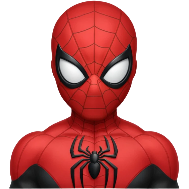 Black Spider man emoji