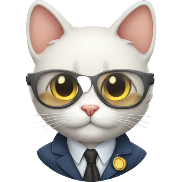 detective cat emoji