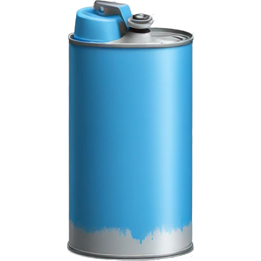spray-can paint blue emoji