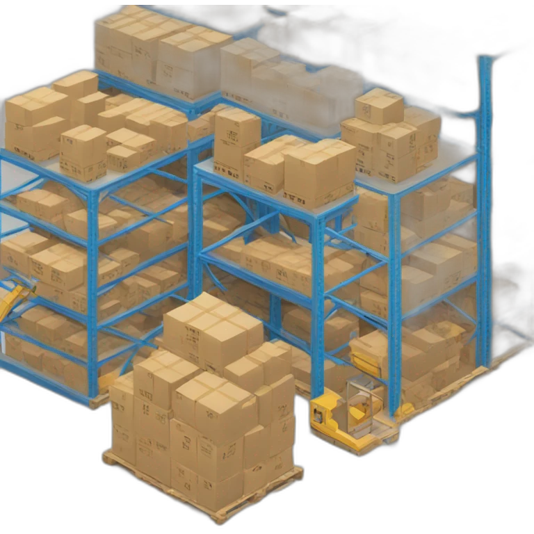 3d ui flat icon warehouse emoji