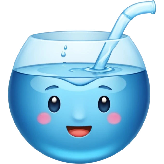 Quero que, com base nos emojis da apple, crie um emoji de gelo derretendo emoji