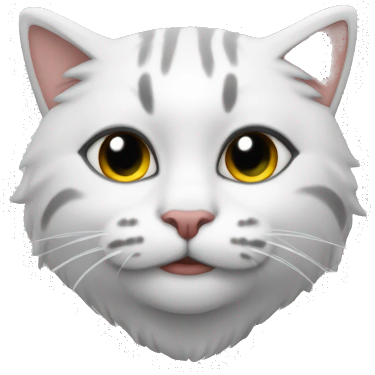 Кошка белая  emoji