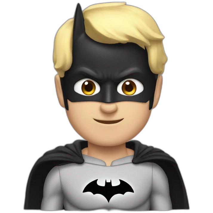 Batman with wimgs emoji