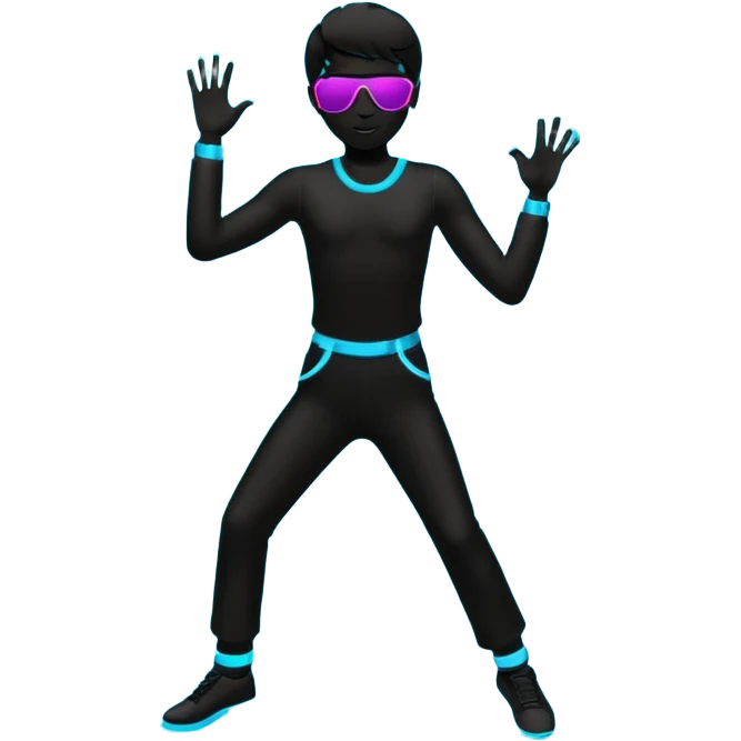 Disco silhouette  emoji