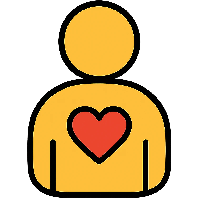 life icon in gold and black emoji
