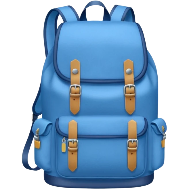Blue backpack, Lost & Found Object. emoji