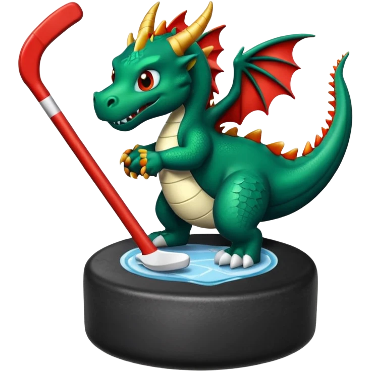 Dragons hockey emoji