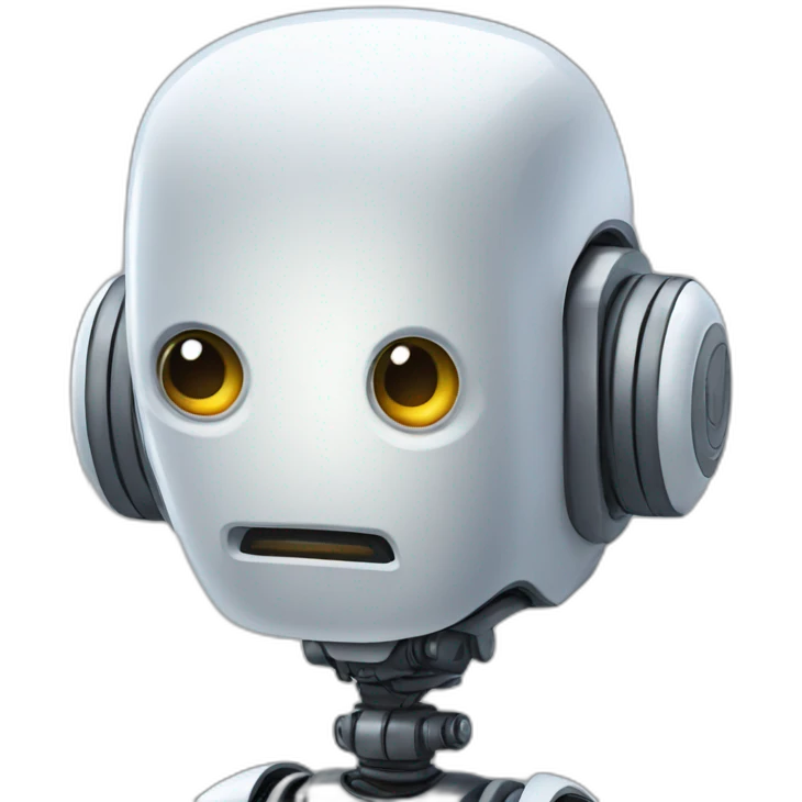Robot that creates flashcards emoji