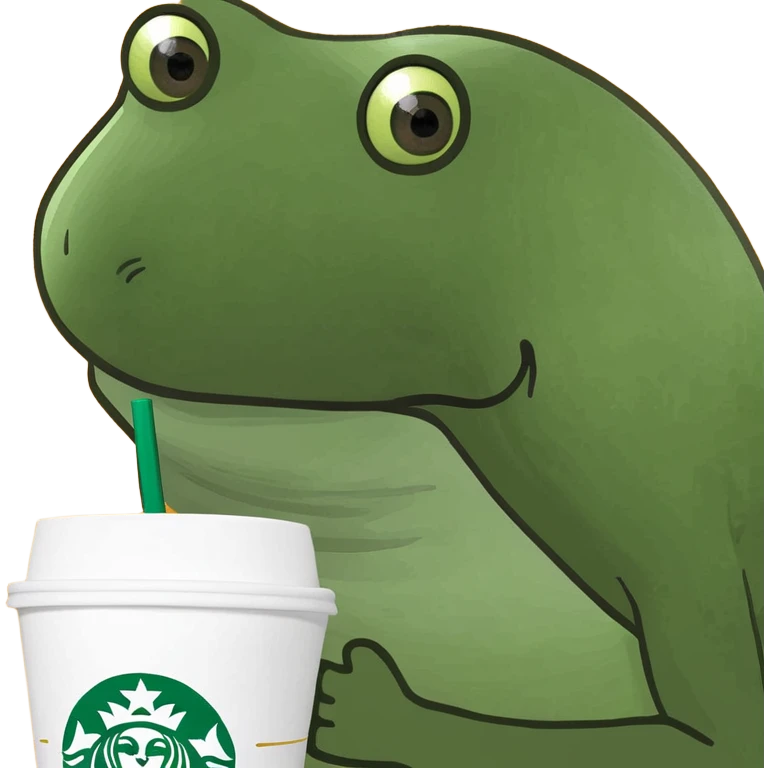 Matcha Latte in a Starbucks cup emoji