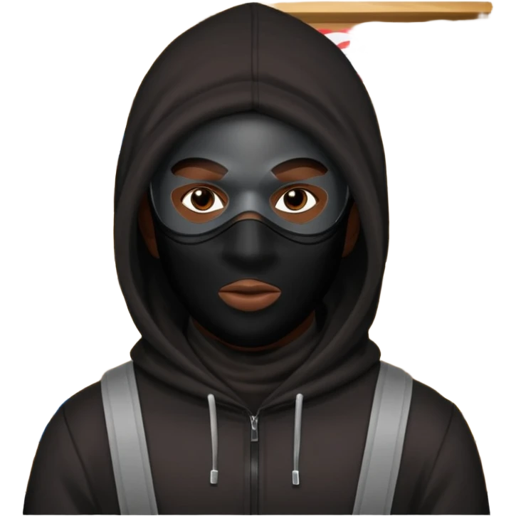 Make a black guy robbing store emoji