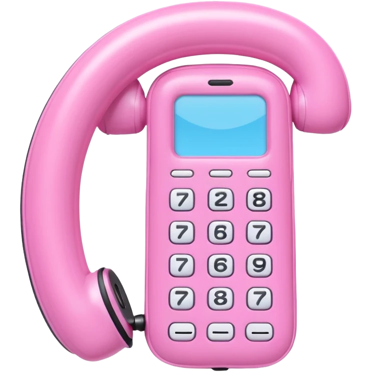 KAWAII pink INFLATABLE scrolling phone SCULPTURE  emoji