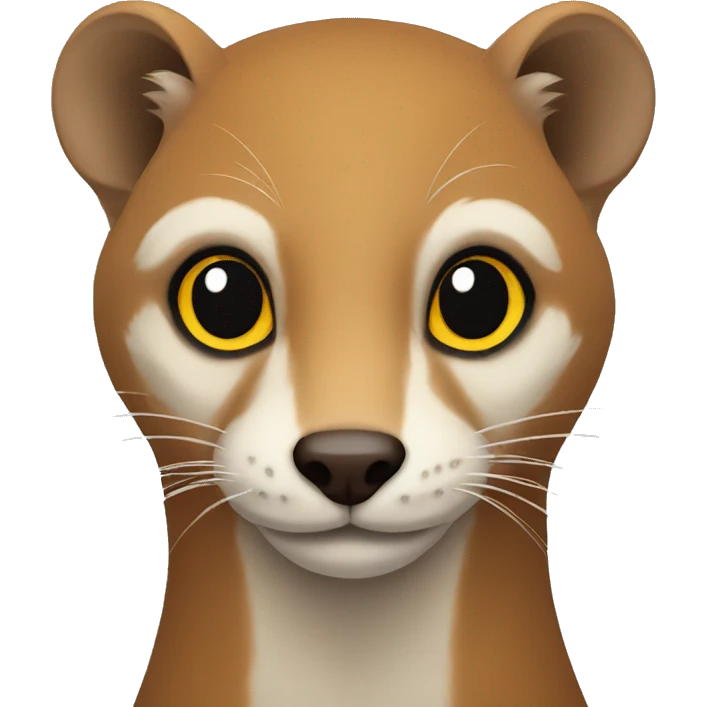 Weasel Front view emoji