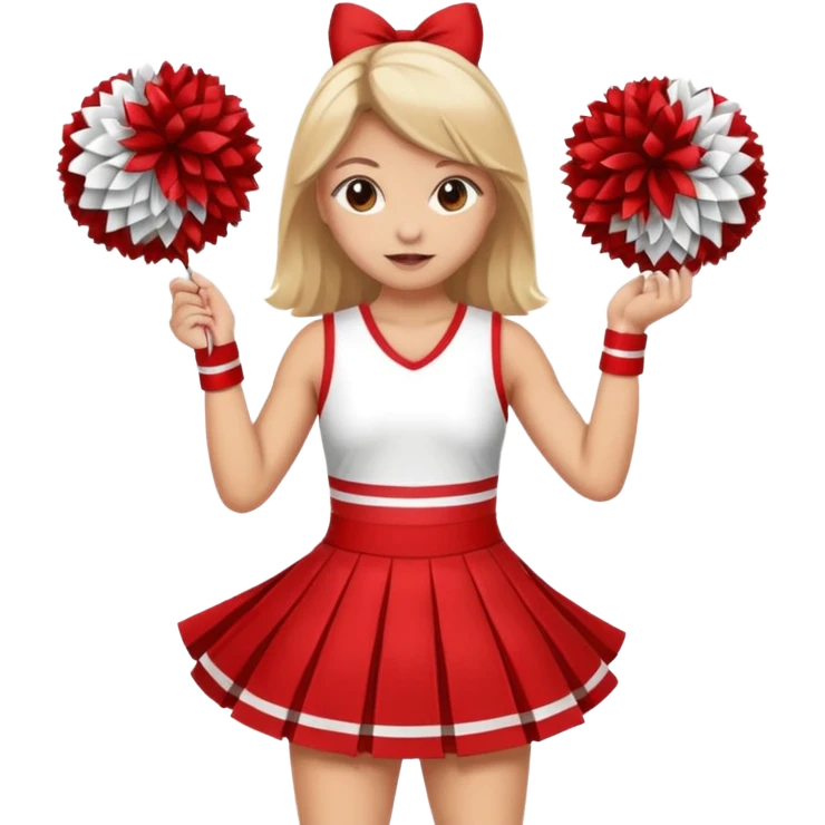 cheer leader dress emoji