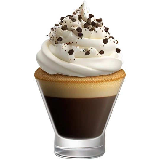 Espresso cupcake martini  emoji
