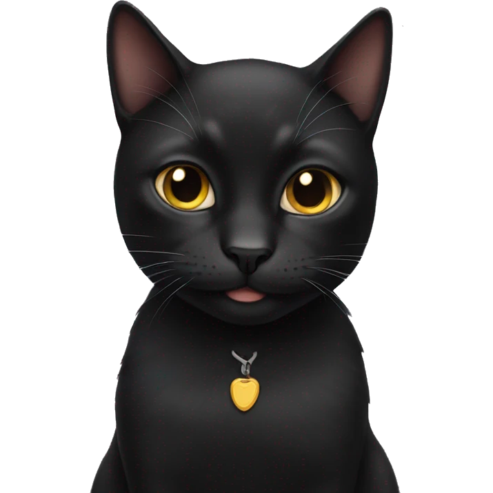 Black cat  emoji