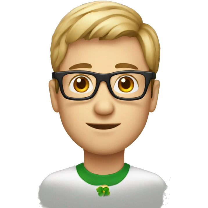 irish male with glasses emoji