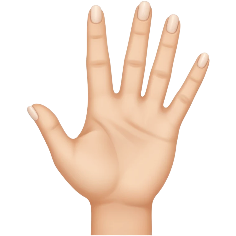 hello hand emoji