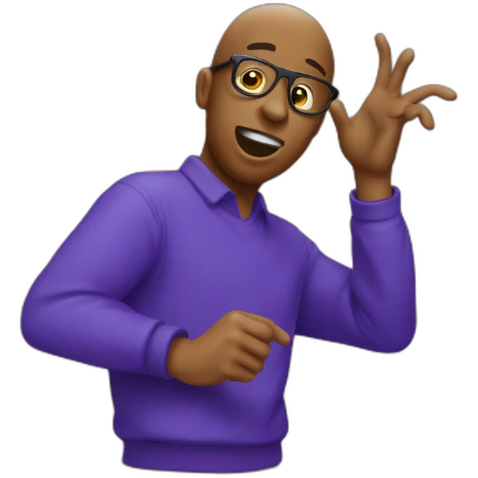 Chat faisant un dab emoji