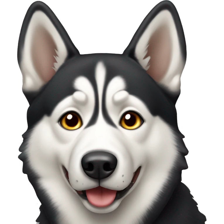 German husky dog  emoji