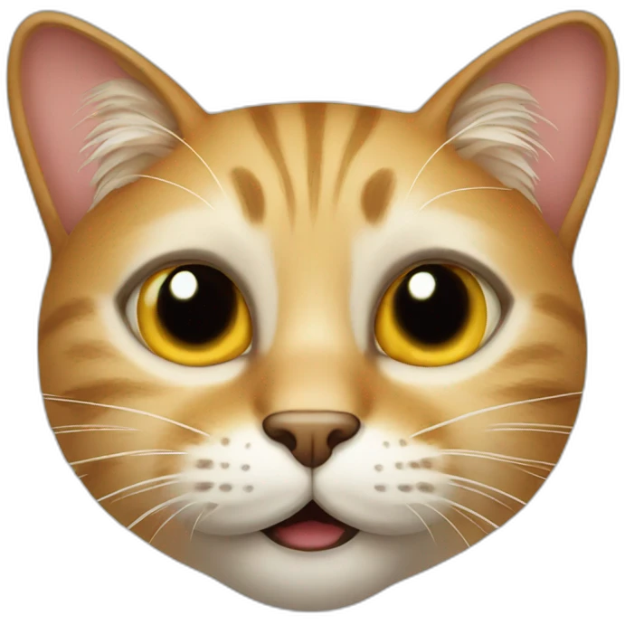 Cat face drinking beer emoji