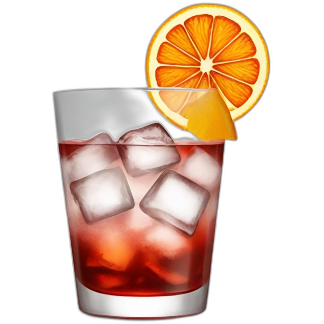 negroni drink  emoji