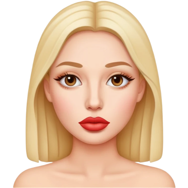 Lip filler emoji