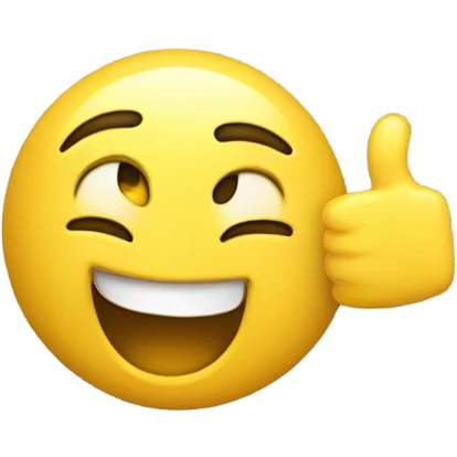 "A yellow emoji face with a confident or smug expression, one hand extended outward and the other clapping against it, as if emphasizing a point. The mouth is slightly open, as if saying 'boy!' in a playful or exaggerated way. The eyes are focused forward, adding to the dramatic effect." You might also want to add motion lines around the clapping hand to emphasize movement. Let me know if you want any tweaks! emoji