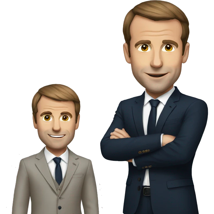 Macron en habaya  emoji
