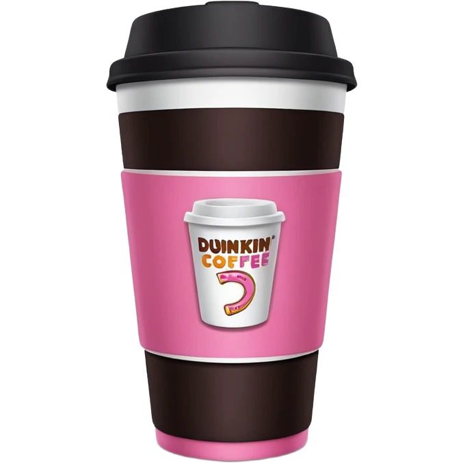 A Dunkin coffee cup but Megan thee stallion themed that says HOTTIES run on Dunkin  emoji