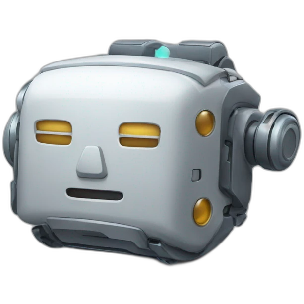 sleeping robot emoji