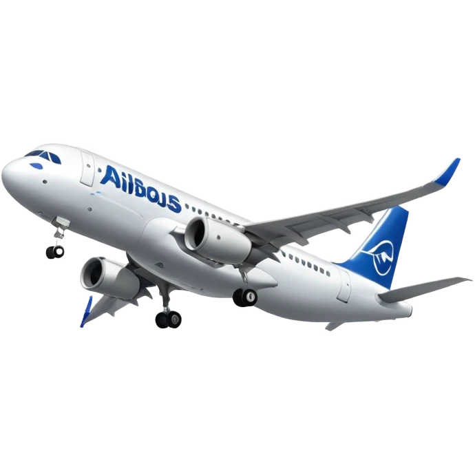 Airbus A320 of Airbus company emoji